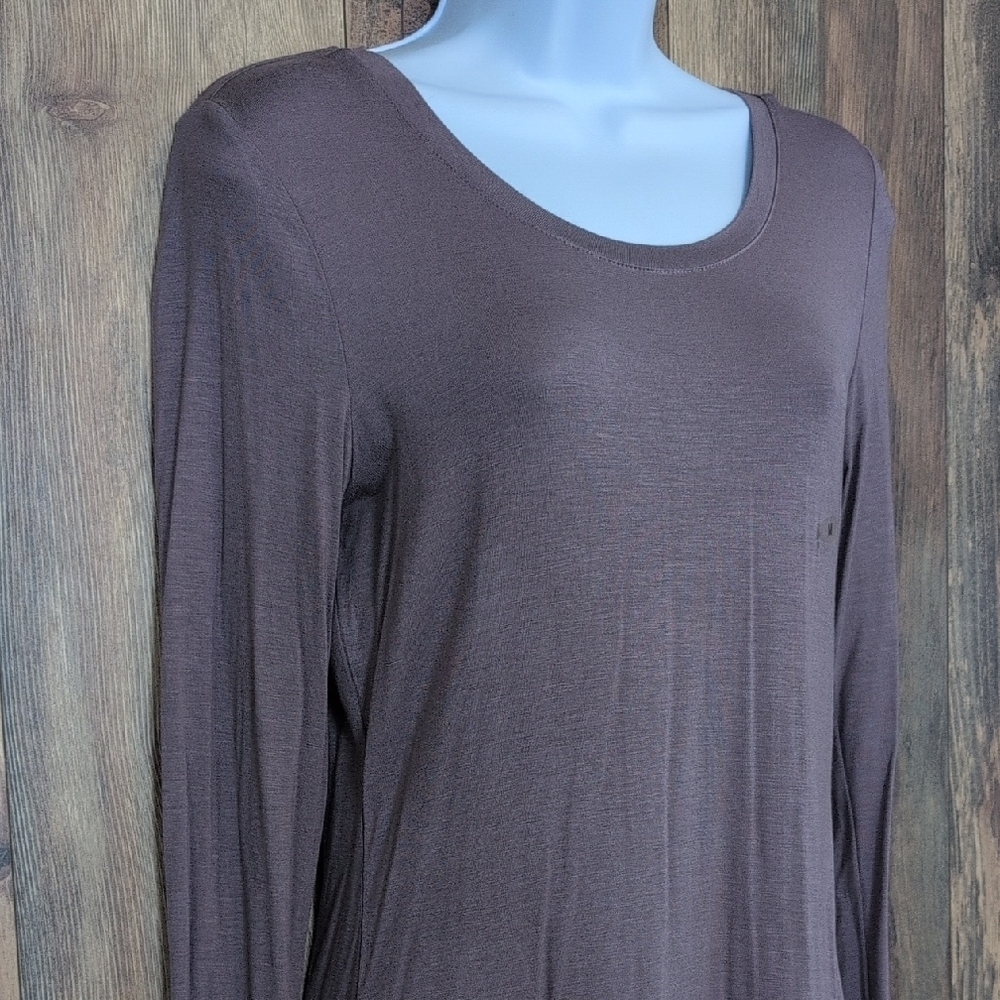 NWT Maurices Lavender Long Sleeve Tee M D365x